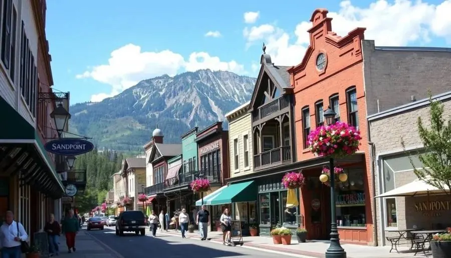 Downtown Sandpoint First Avenue restaurants breweries